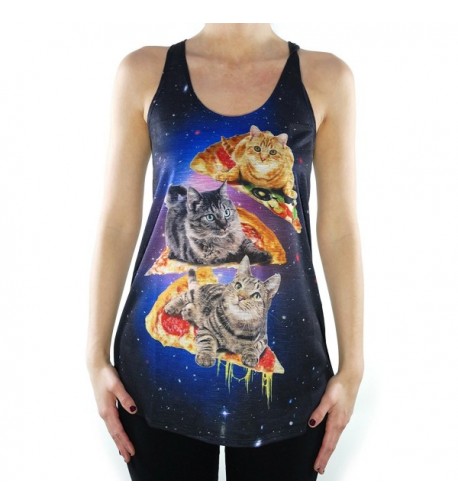 Kitty Flying Space Racerback Medium