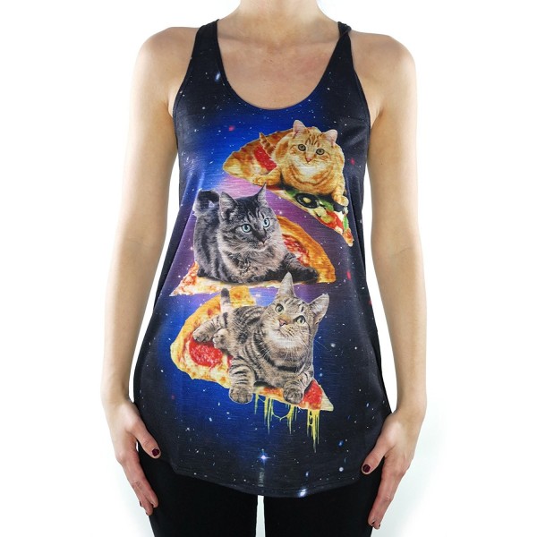 Kitty Flying Space Racerback Medium