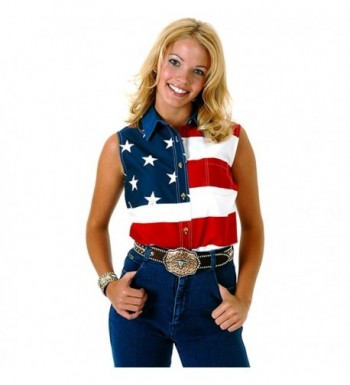 Roper Womens Sleeveless American Patriotic