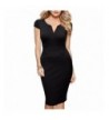 Samtree Womens V Neck Business Bodycon