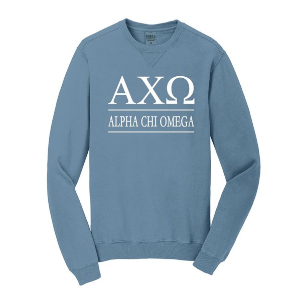 Sorority Letters Shop Crewneck Sweatshirt