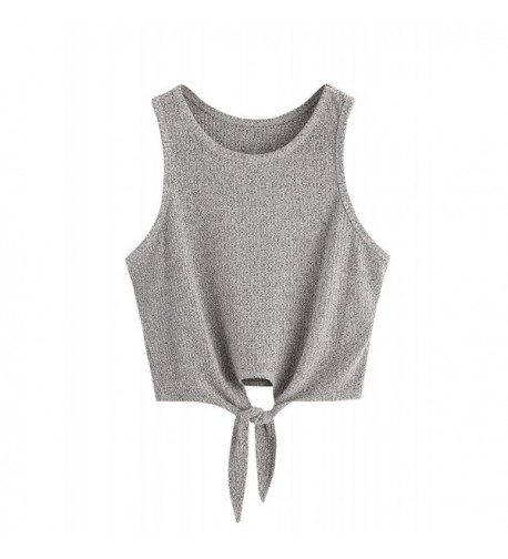 SweatyRocks Crop Women Ribbed Large