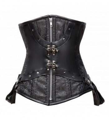 Charmian Steampunk Brocade Underbust Pouches