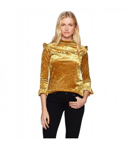 BLANKNYC Womens Crushed Velvet Guldens