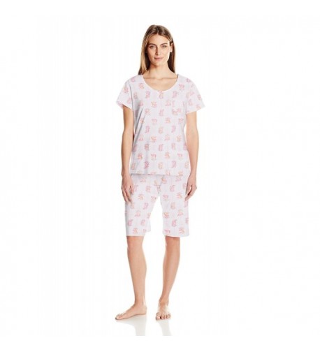 Carole Hochman Womens Printed Bermuda