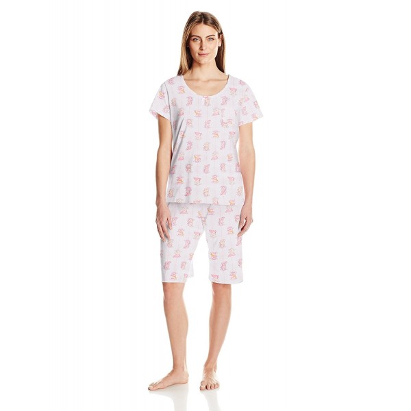 Carole Hochman Womens Printed Bermuda