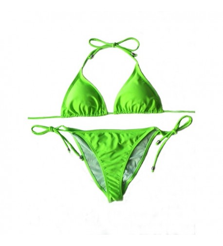 Jonathan Brazilian Triangle swimsuit fluorescein