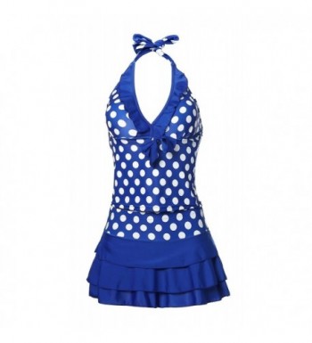 MiYang Womens Halter Polka Tankini