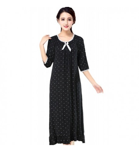 Soojun Womens Cotton Victorian Nightgown