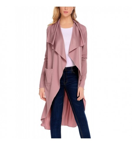 HOTOUCH Sleeve Cardigan Draped Pockets