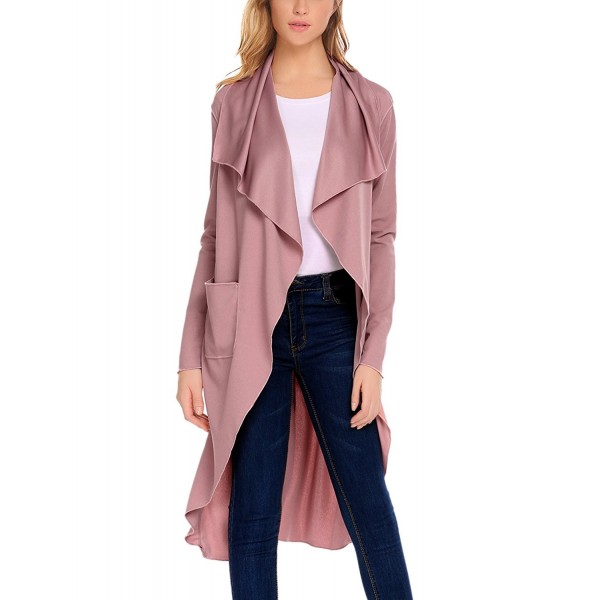 HOTOUCH Sleeve Cardigan Draped Pockets