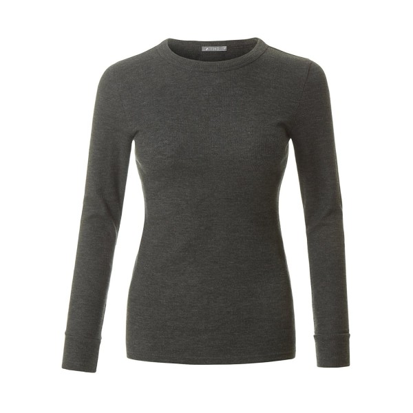 LE3NO Womens Fitted Sleeve Thermal
