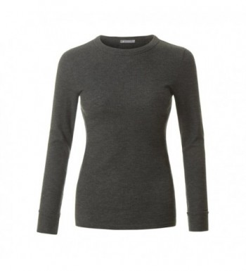 LE3NO Womens Fitted Sleeve Thermal