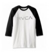 RVCA Mens Raglan Black Antique