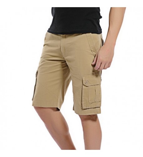 DONSON Multi Pocket Shorts Casual Cotton