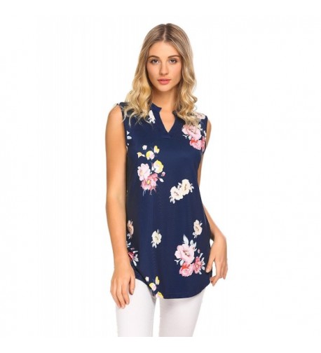 Hersife Womens Casual Sleeveless Floral