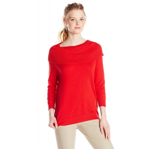 Chaus Womens Marilyn Sweater Rouge