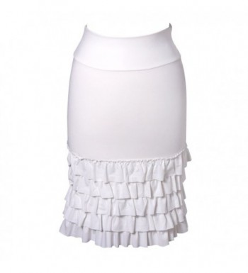 Bring On The Frill Half Slip Skirt Extender - White - C112NSEER0Y