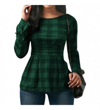 peplum flannel shirt