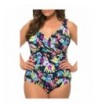 Caribbean Sand Surplice Swimsuit Multicolored