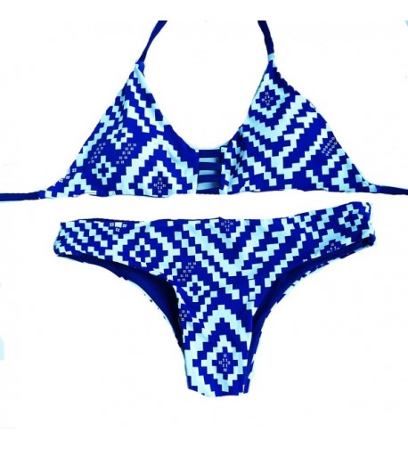 FLORAVOGUE Reversible Triangle Strappy Swimwear