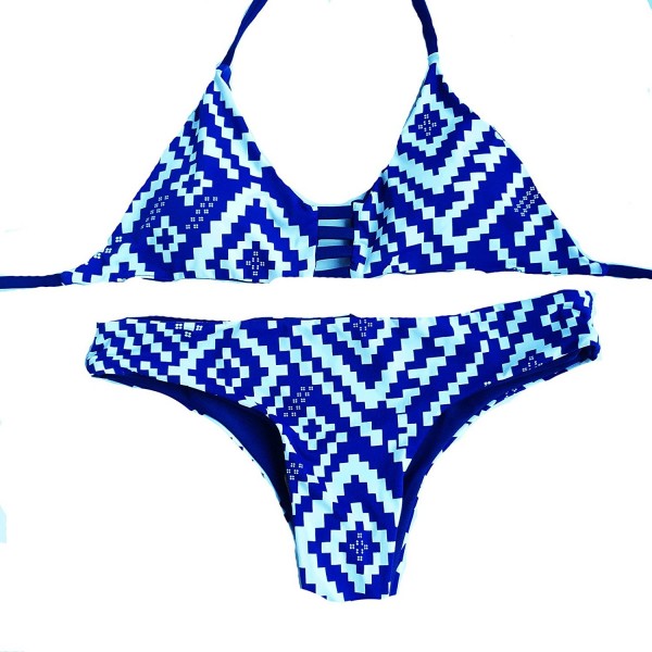 FLORAVOGUE Reversible Triangle Strappy Swimwear