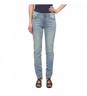 All Jeans Womens Mid Rise Straight