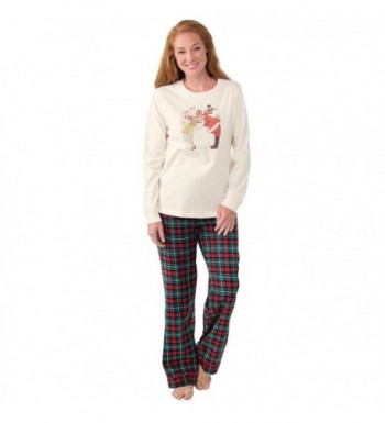 PajamaGram Classic Holiday Flannel Pajamas