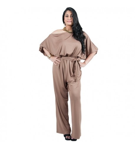 Adelyn Vivian Shoulder Cocktail Jumpsuits