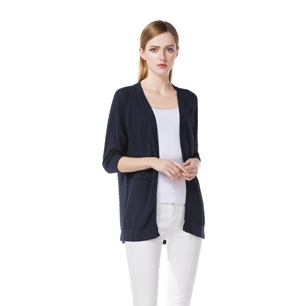 KNITBEST Womens Cotton Knitted Cardigans