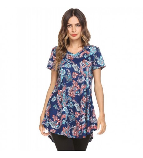BEAUTEINE Womens Sleeve Floral Casual