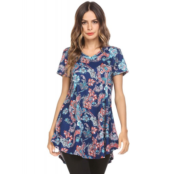 BEAUTEINE Womens Sleeve Floral Casual