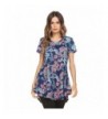 BEAUTEINE Womens Sleeve Floral Casual