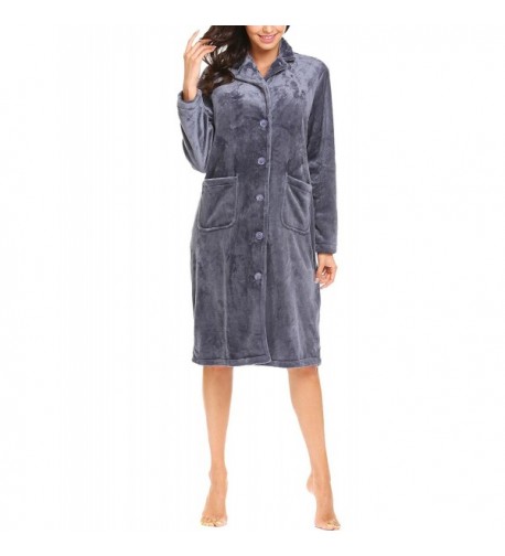 Declare Bodycon Flannel Pajamas Nightgown