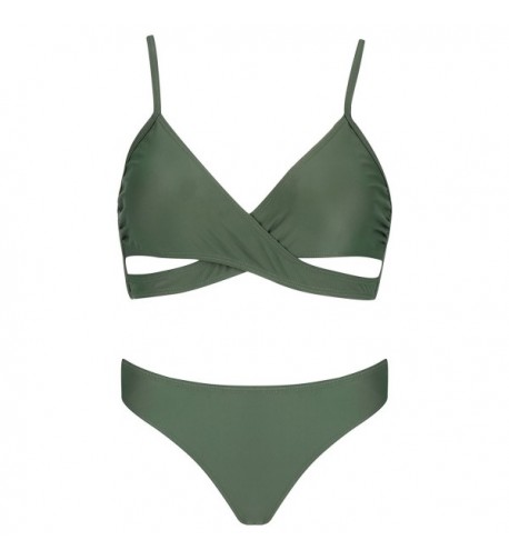 Bikini Bathing Suits Women Green