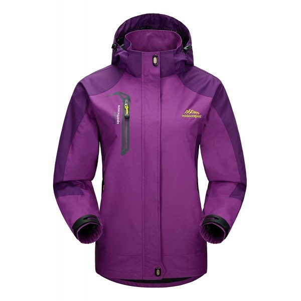 Women's Hooded Softshell Outdoor Windproof Waterproof Mountain Jacket ...