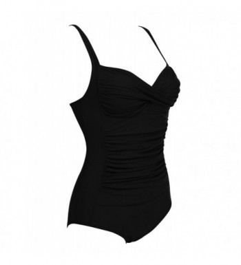 Womens Elegant Inspired Vintage One Piece Pin Up Monokinis Swimsuit(FBA ...