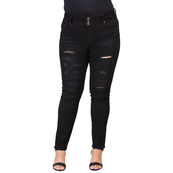 Clingers Womens Plus Size Relaxed Jeans