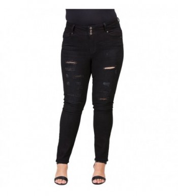 Clingers Womens Plus Size Relaxed Jeans