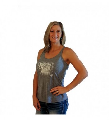 Womens Shirt Graphic Tee Sunshine & Whiskey Country Print Boutique ...