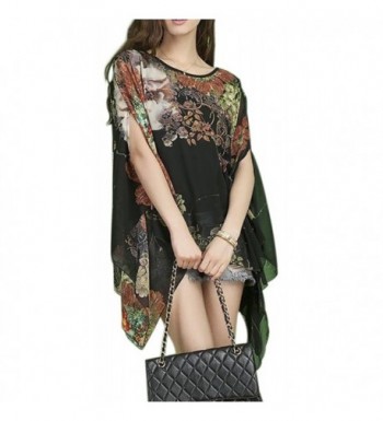 QZUnique Womens Floral Printed Chiffon