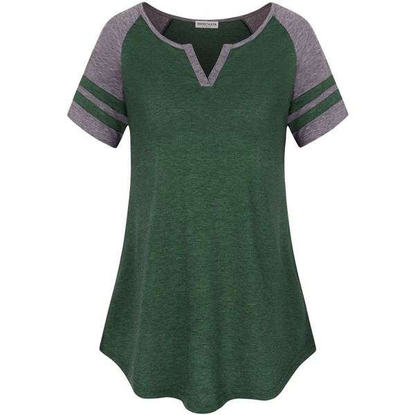 MOOSUNGEEK Womens Henley Shirts Cotton