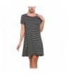 Zeagoo T Shirt Striped Dresses X Large