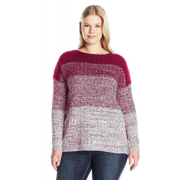 Leo Nicole Womens Sleeve Sweater