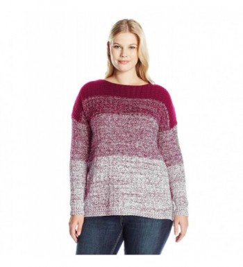 Leo Nicole Womens Sleeve Sweater