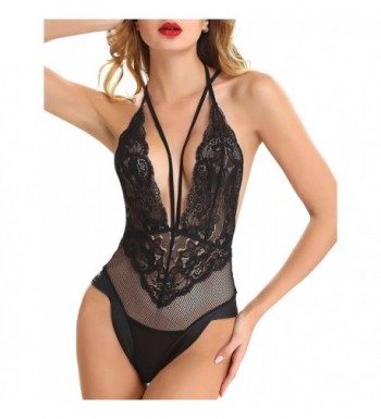 Aoymay Lingerie Babydoll Bodysuit Nightie