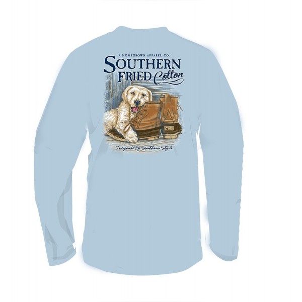 Southern Fried Cotton T Shirt Southern Sky Medium