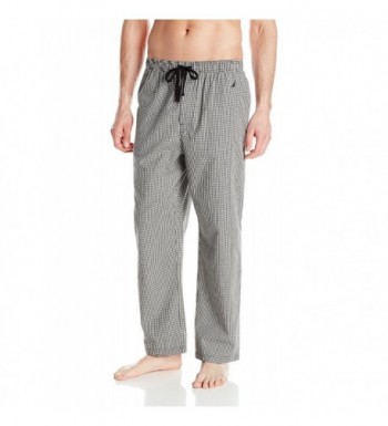 Men's Soft Woven Pajama Pant - Black - CV12BZQQV2F