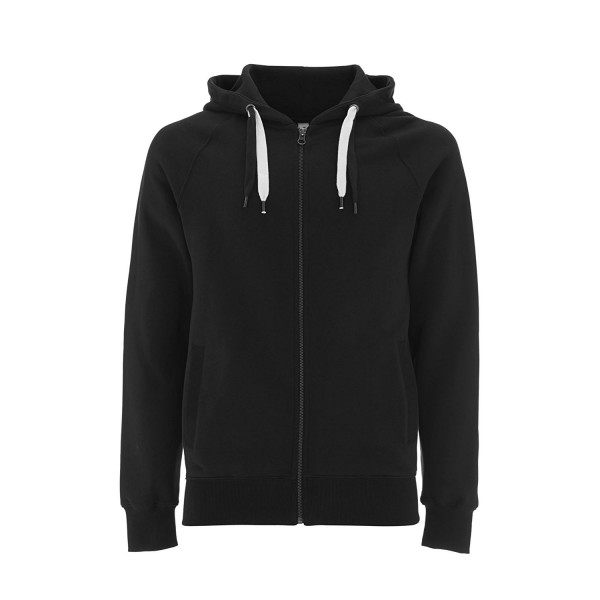 Black Hoodie Men Zipper Sweatshirt