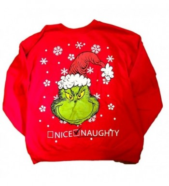 Grinch Naughty Christmas Holiday Sweatshirt